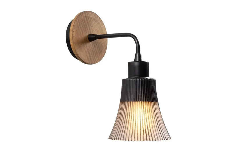 Vägglampa Vellor Svart - Svart - Belysning - Inomhusbelysning & lampor - Golvlampor & golvbelysning