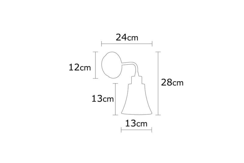 Vägglampa Vellor Svart - Svart - Belysning - Inomhusbelysning & lampor - Golvlampor & golvbelysning