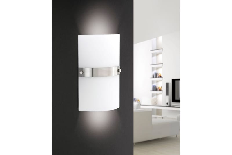 WISNER Vägglampa Kvadrat Vit/Ljusgrå - Belysning - Inomhusbelysning & lampor - Vägglampor & väggbelysning