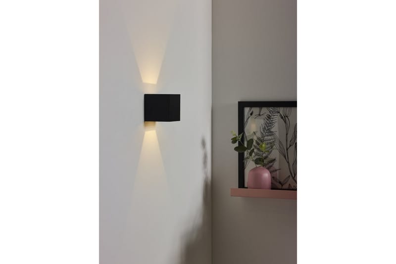 XIA Väggplafond Svart - Lucide - Sovrumslampa - Vägglampor & väggbelysning