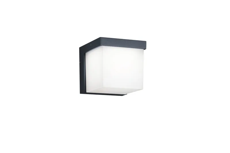 Yangtze LED Vägglampa antracit, Antracit/Vit