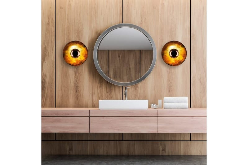 Vägglampa Zindale Koppar - 28 x 26 cm - Belysning - Inomhusbelysning & lampor - Vägglampor & väggbelysning