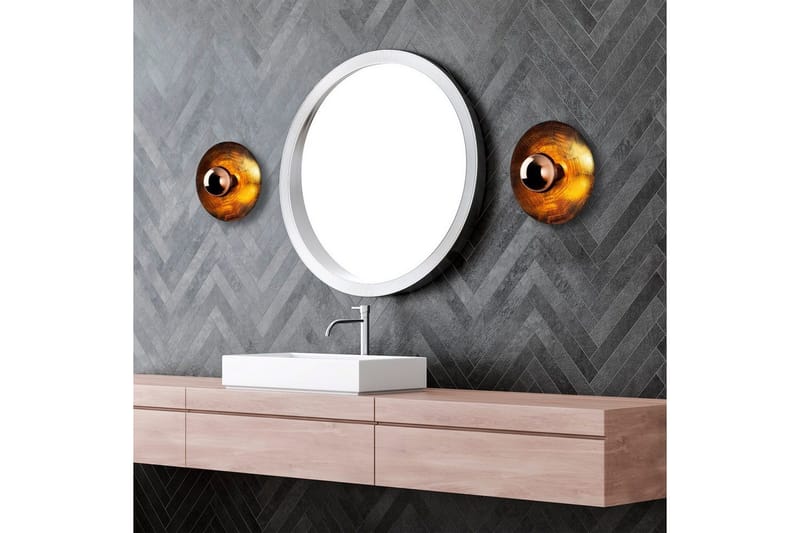 Vägglampa Zindale Koppar - 28 x 26 cm - Belysning - Inomhusbelysning & lampor - Vägglampor & väggbelysning