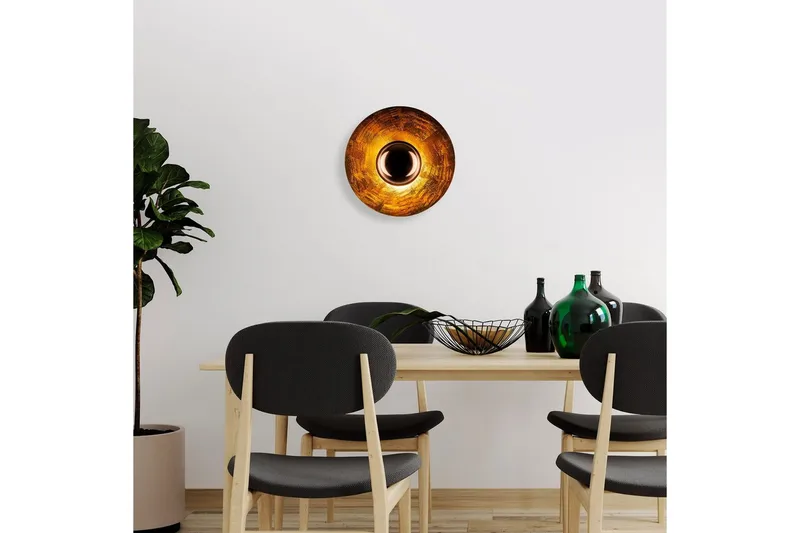 Vägglampa Zindale Koppar - 38 x 31 cm - Belysning - Inomhusbelysning & lampor - Vägglampor & väggbelysning