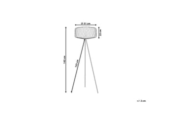 Vendaval Golvlampa 145 cm - Svart - Belysning - Inomhusbelysning & lampor - Golvlampor & golvbelysning