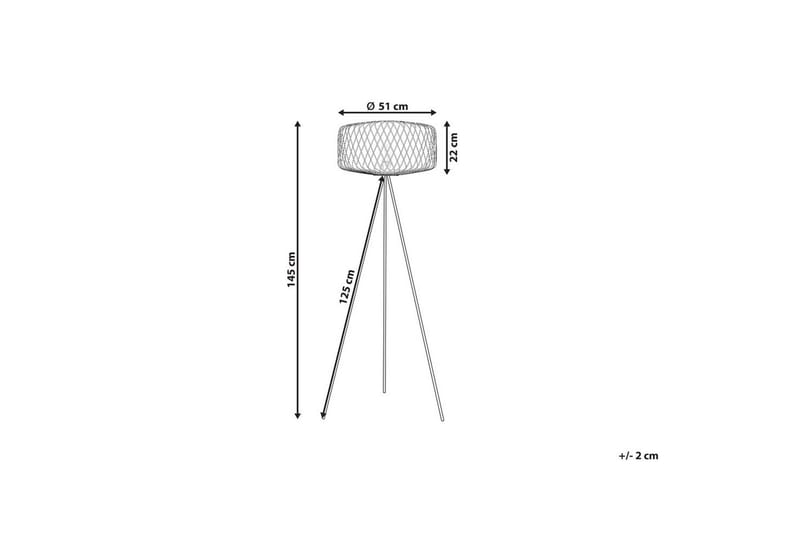 Vendaval Golvlampa 145 cm - Svart - Belysning - Inomhusbelysning & lampor - Golvlampor & golvbelysning