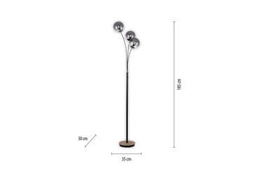 Widow Just Light Golvlampa - Wood - Belysning - Inomhusbelysning & lampor - Golvlampor & golvbelysning