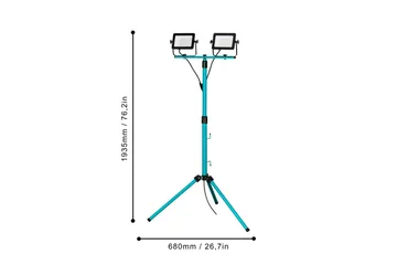 Arbetsbelysning Eglo LED-Stativstrålkastare med 2 Lampor 30W - Belysning - Ljuskällor & glödlampor - Arbetsbelysning - Arbetslampa