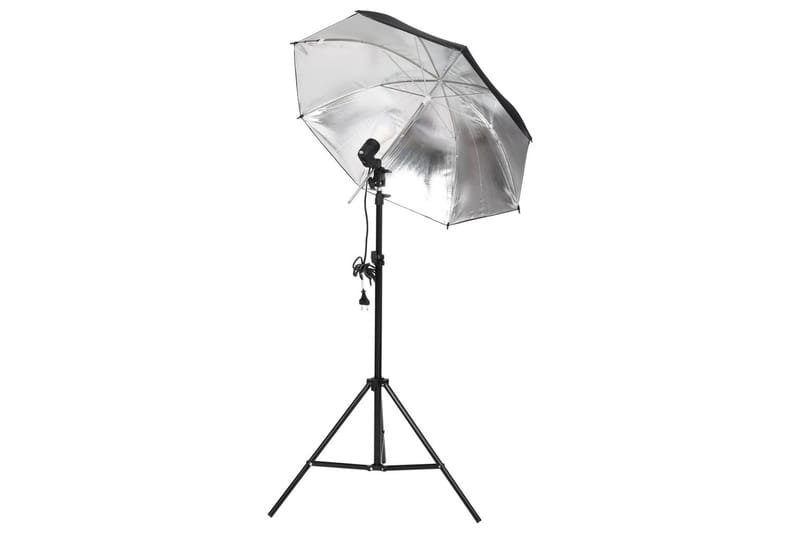 Fotostudio med lampor och bakgrund - Svart - Belysning - Ljuskällor & glödlampor - Arbetsbelysning - Fotobelysning & studiobelysning
