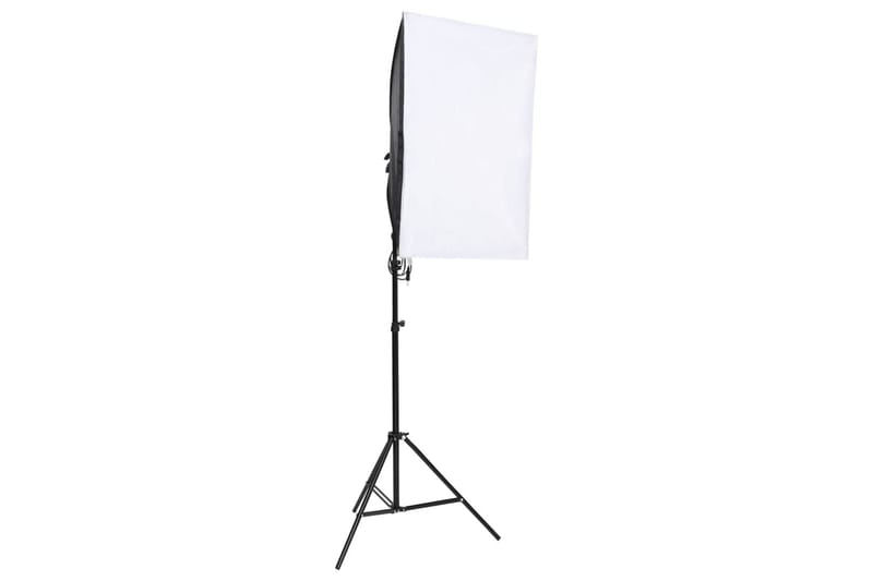 Fotostudio med lampor och bakgrund - Svart - Belysning - Ljuskällor & glödlampor - Arbetsbelysning - Fotobelysning & studiobelysning