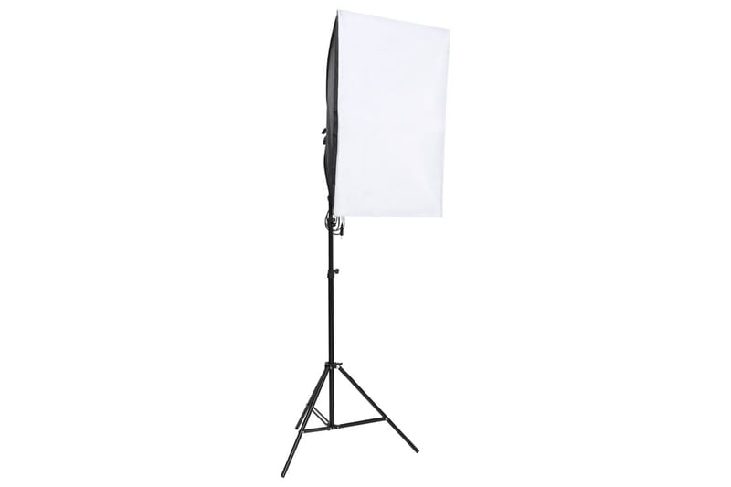 Fotostudio med lampor och bakgrund - Svart - Belysning - Ljuskällor & glödlampor - Arbetsbelysning - Fotobelysning & studiobelysning