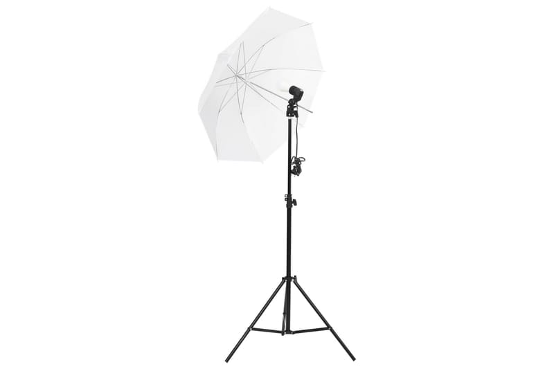 Fotostudio med lampor och bakgrund - Svart - Belysning - Ljuskällor & glödlampor - Arbetsbelysning - Fotobelysning & studiobelysning