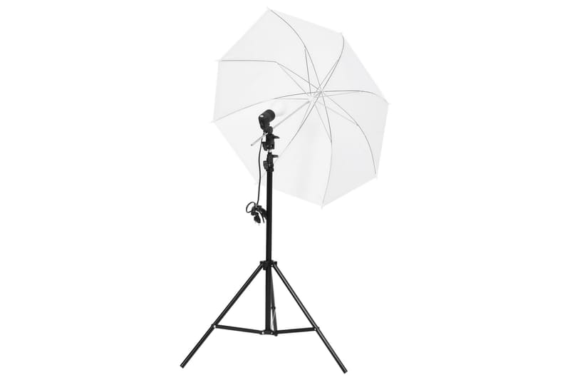 Fotostudio med lampor och bakgrund - Svart - Belysning - Ljuskällor & glödlampor - Arbetsbelysning - Fotobelysning & studiobelysning
