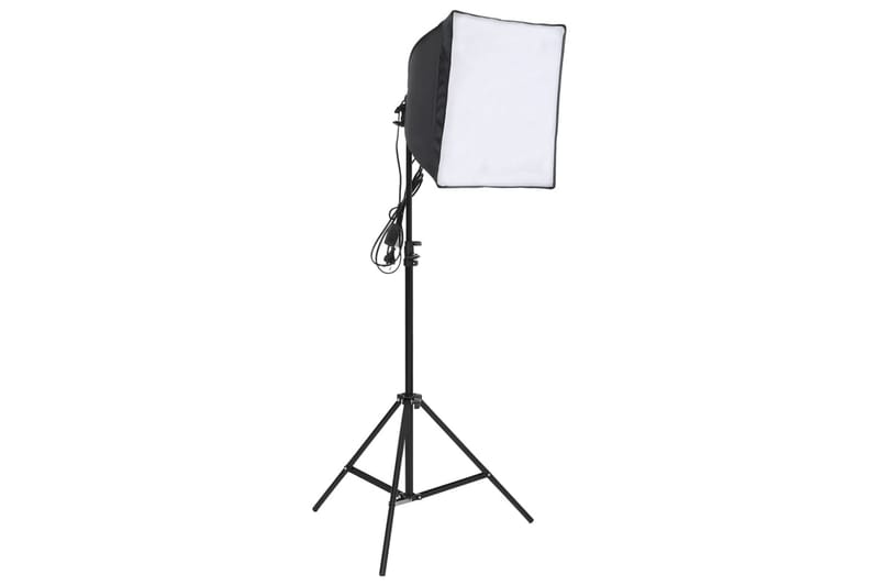 Fotostudio med lampor och bakgrund - Svart - Belysning - Ljuskällor & glödlampor - Arbetsbelysning - Fotobelysning & studiobelysning