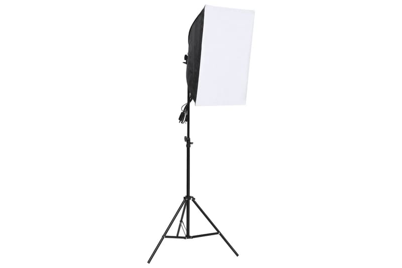 Fotostudio med softbox-lampa och bakgrund - Svart - Belysning - Ljuskällor & glödlampor - Arbetsbelysning - Fotobelysning & studiobelysning