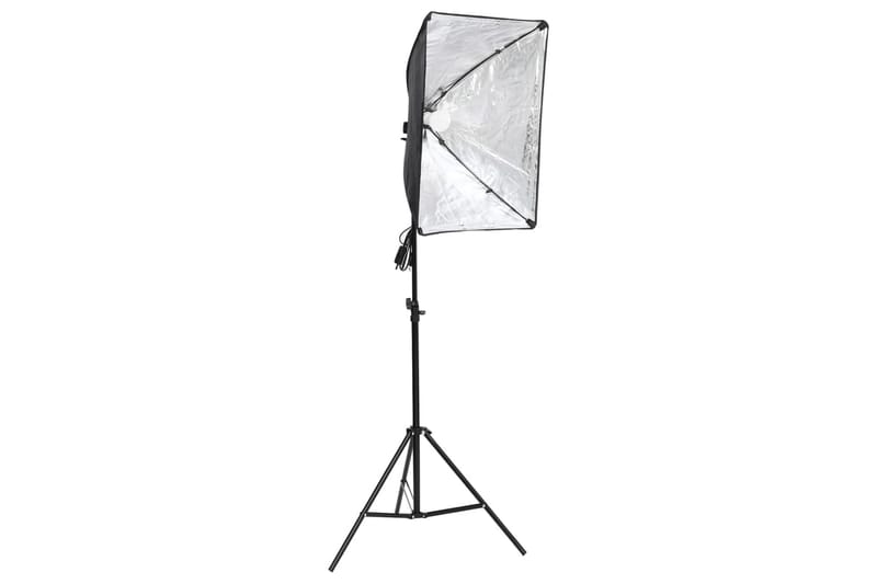 Fotostudio med softbox-lampa och bakgrund - Svart - Belysning - Ljuskällor & glödlampor - Arbetsbelysning - Fotobelysning & studiobelysning