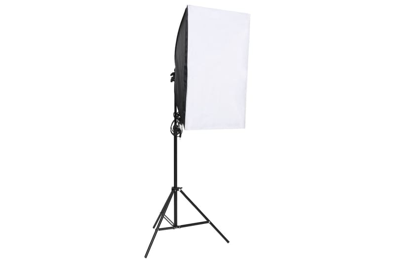 Studiobelysningssats med softboxar och paraplyer 6 st - Svart - Fotobelysning & studiobelysning