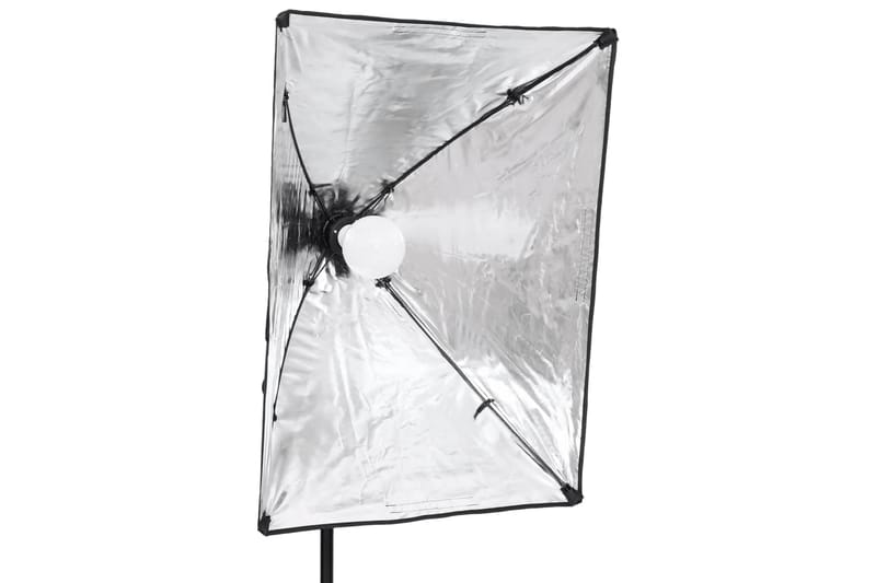 Fotostudio med lampor, bakgrund och reflexskärm - Svart - Belysning - Ljuskällor & glödlampor - Arbetsbelysning - Fotobelysning & studiobelysning