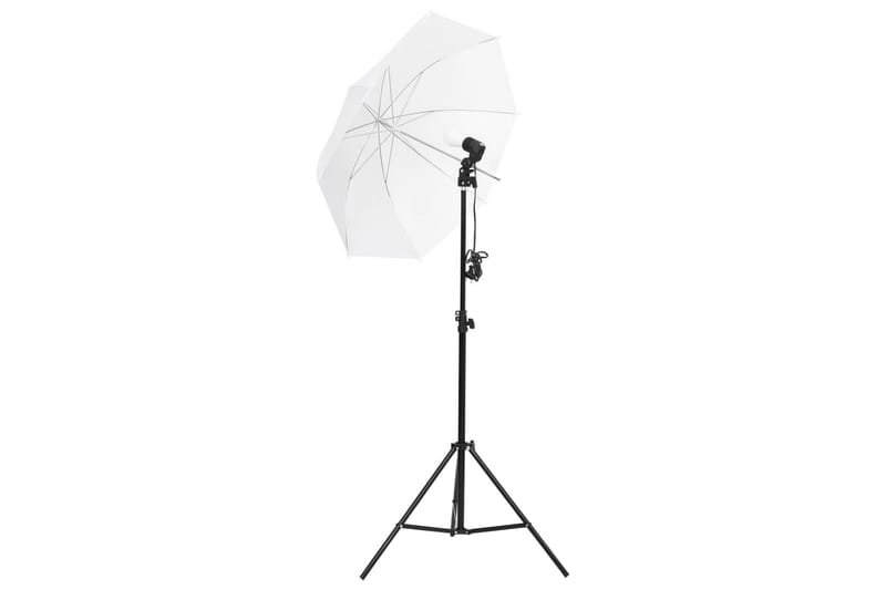 Fotostudio med lampor, bakgrund och reflexskärm - Svart - Belysning - Ljuskällor & glödlampor - Arbetsbelysning - Fotobelysning & studiobelysning
