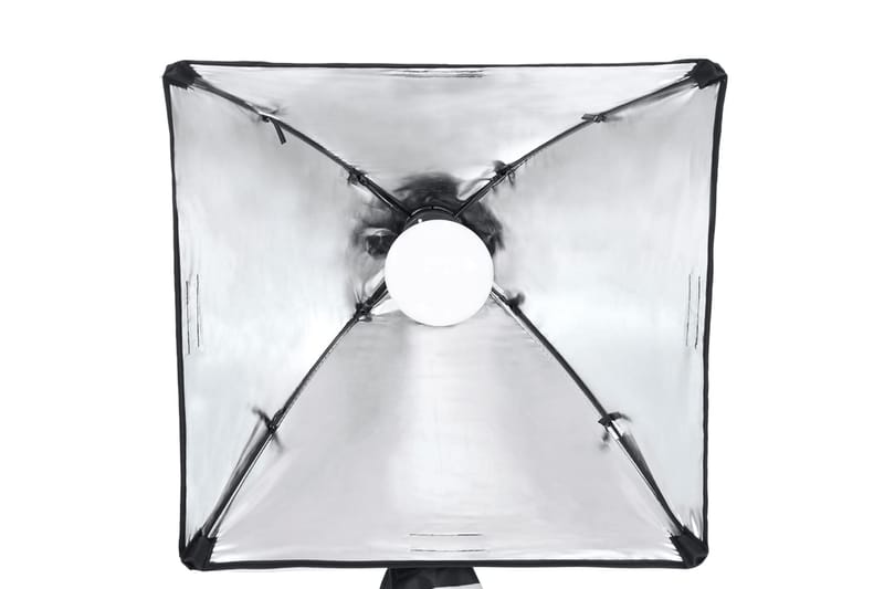 Fotostudio med lampor, bakgrund och reflexskärm - Svart - Belysning - Ljuskällor & glödlampor - Arbetsbelysning - Fotobelysning & studiobelysning