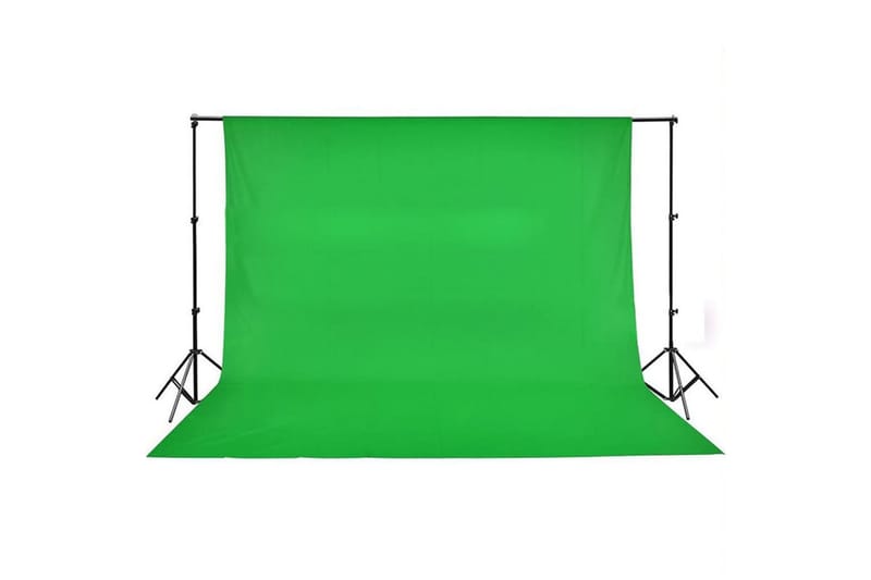 Fotostudio med lampor, bakgrund och reflexskärm - Svart - Belysning - Ljuskällor & glödlampor - Arbetsbelysning - Fotobelysning & studiobelysning