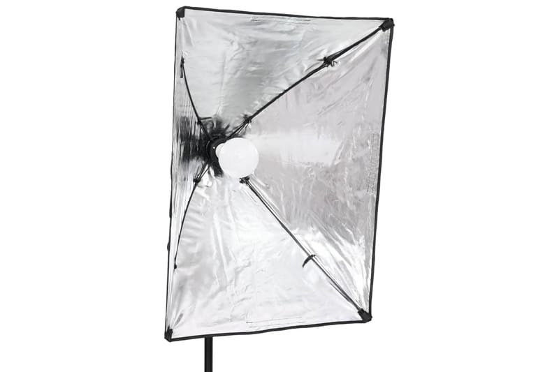 Fotostudio med lampor, bakgrund och reflexskärm - Svart - Belysning - Ljuskällor & glödlampor - Arbetsbelysning - Fotobelysning & studiobelysning