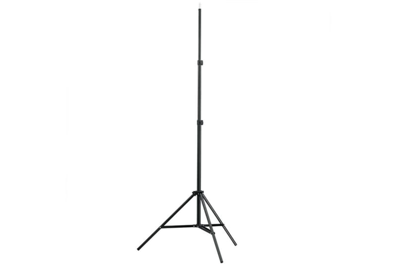 Fotostudio med lampor, bakgrund och reflexskärm - Svart - Belysning - Ljuskällor & glödlampor - Arbetsbelysning - Fotobelysning & studiobelysning