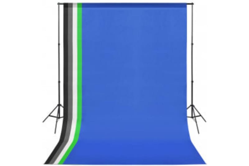 Fotostudio med lampor, bakgrund och reflexskärm - Svart - Belysning - Ljuskällor & glödlampor - Arbetsbelysning - Fotobelysning & studiobelysning