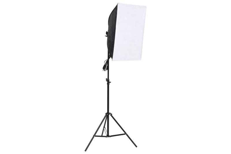 Fotostudio med lampor, bakgrund och reflexskärm - Svart - Belysning - Ljuskällor & glödlampor - Arbetsbelysning - Fotobelysning & studiobelysning
