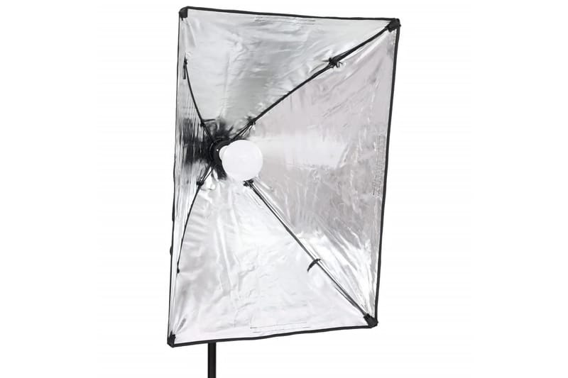 Fotostudio med lampor och reflexskärm - Svart - Belysning - Ljuskällor & glödlampor - Arbetsbelysning - Fotobelysning & studiobelysning