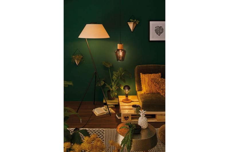 Paulmann LED-lampa - Transparent|Svart - Koltrådslampa & glödtrådslampa