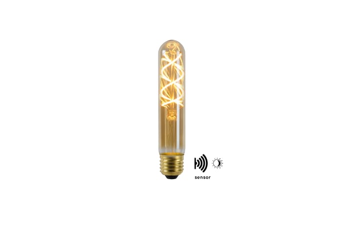 TWILIGHT Gödlampa med Sensor Amber - Koltrådslampa & glödtrådslampa