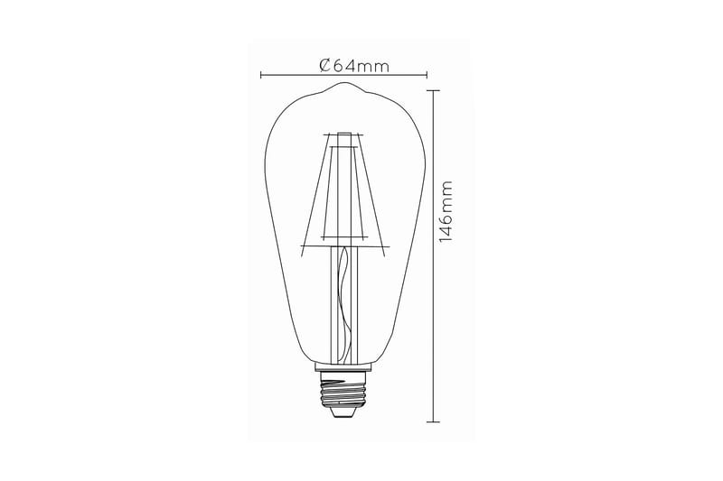LED-LAMPA 7 cm Transparent - Lucide - LED-lampa