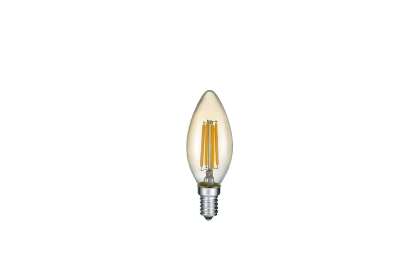 LK LED E14 filament kron 4W 360lm 2700 K brun, Brun