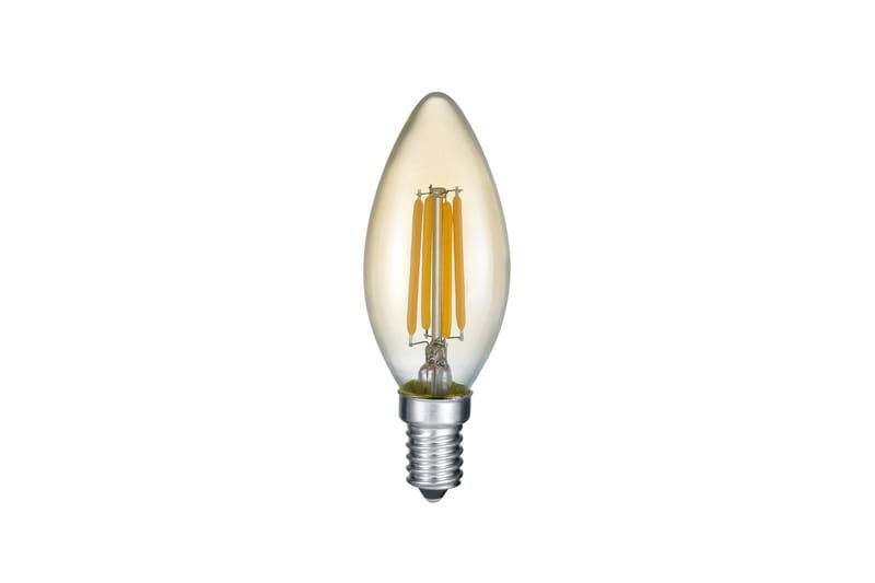 LK LED E14 filament kron 4W 400lm 2700K brun 3-steg - Brun - Belysning - Ljuskällor & glödlampor - LED belysning - LED-lampa - Kronljuslampa
