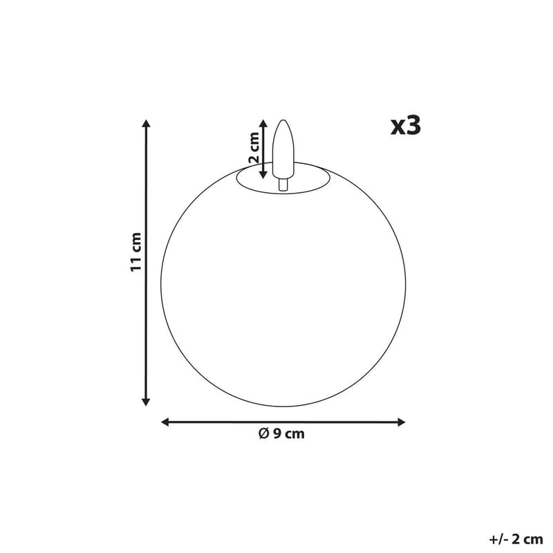 LED-ljus Ambrosia Set med 3 - Belysning - Ljuskällor & glödlampor - LED belysning - LED-list & LED-strip
