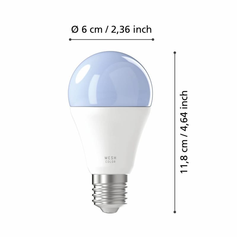 Ljuskälla 2xLM-ZIG-RGB/CCT E27 A60 9W Brytare - 6 cm - Belysning - Ljuskällor & glödlampor - LED belysning - LED-lampa