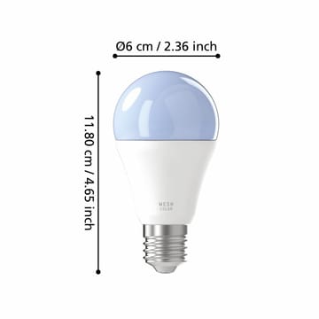 Ljuskälla 2xLM-ZIG-RGB/CCT E27 A60 9W Opal - 6 cm - Belysning - Ljuskällor & glödlampor - LED belysning - LED-lampa