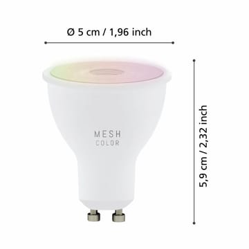 Ljuskälla 3xLM-ZIG-RGB/CCT GU10 4,5W - 5 cm - Belysning - Ljuskällor & glödlampor - LED belysning - LED-lampa