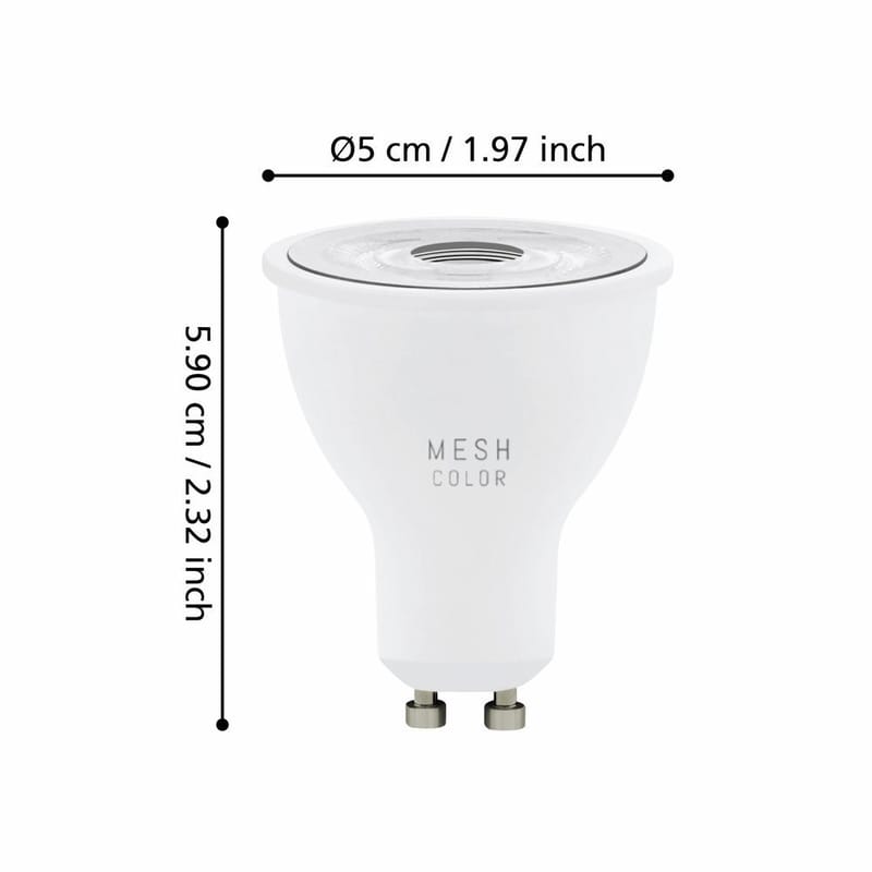 Ljuskälla 3xLM-ZIG-RGB/CCT GU10 4,5W+1XFB - 5 cm - Belysning - Ljuskällor & glödlampor - LED belysning - LED-lampa