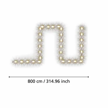 Ljuslist Stripe-Z LED-ZIG-RGB/CCT - 8 m - Belysning - Ljuskällor & glödlampor - LED belysning - LED-list & LED-strip