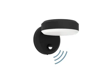Vägglampa Utebelysning Eglo Fornaci med Sensor - Vit/Svart - Belysning - Ljuskällor & glödlampor - LED belysning - LED-downlight