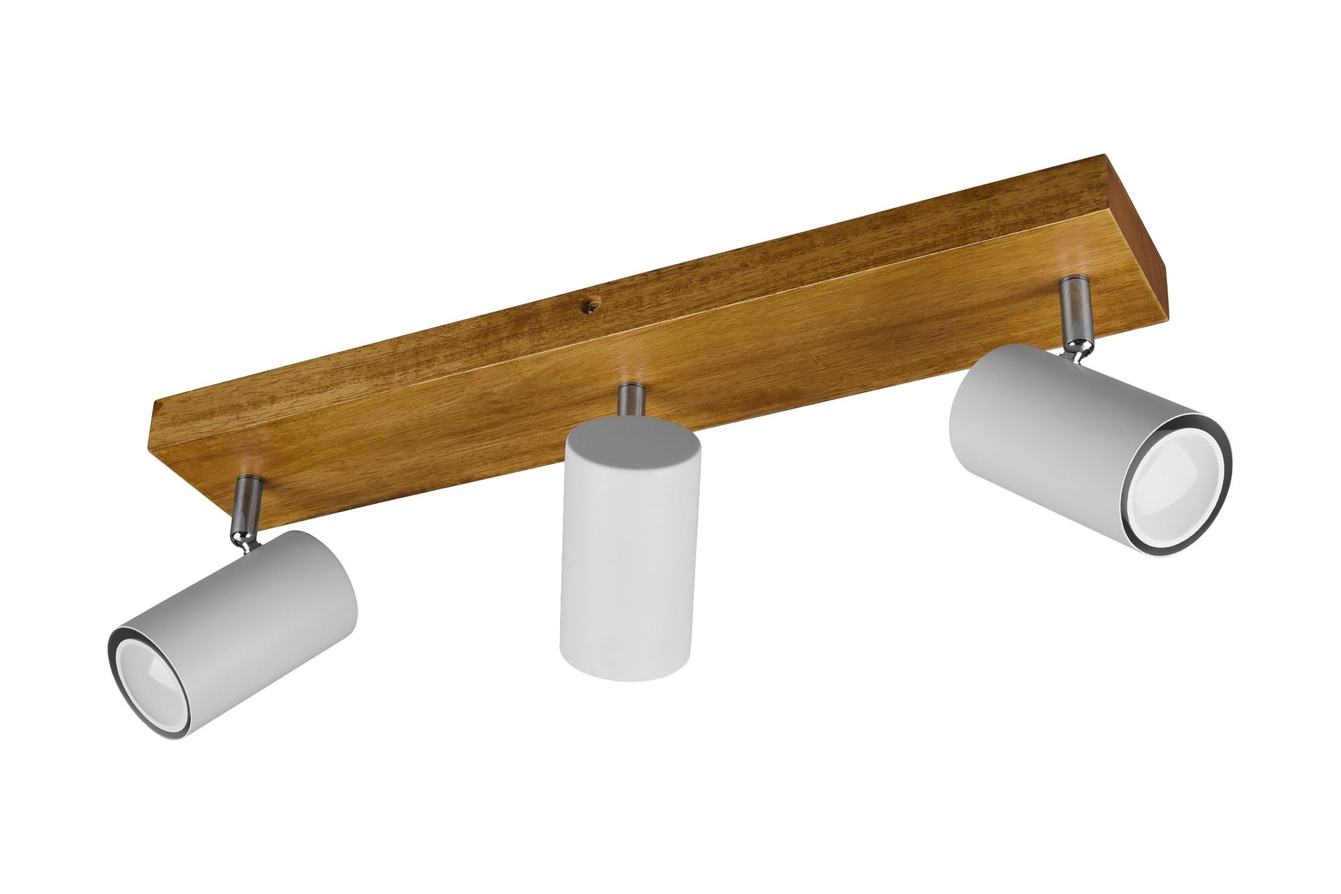 Marley spot 3L GU10 mattvit/ trä - Matt vit/Trä