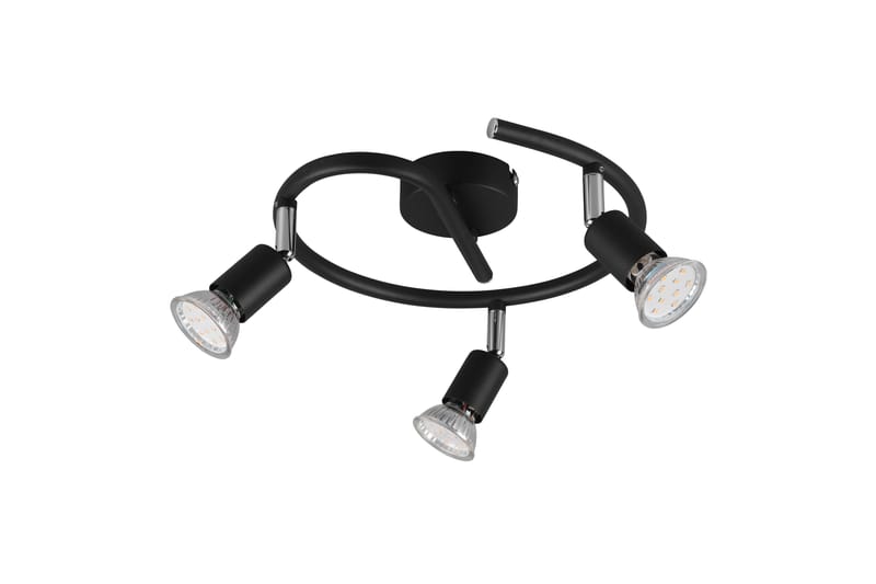 Paris Spotlight 3L GU10 mattsvart - Matt svart - Belysning - Ljuskällor & glödlampor - Spotlights & downlights - Spotlight skena