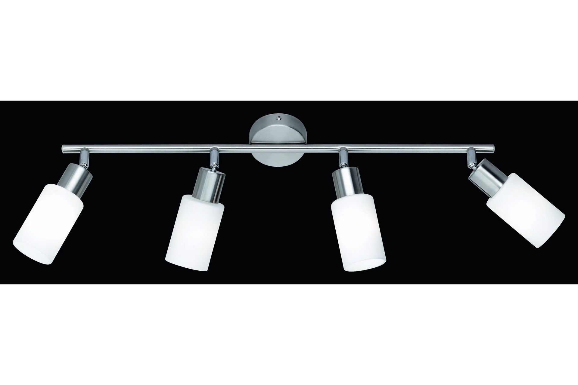 Mars Spotlight 4L E14 borstad stål/ vit - Borstad stål/Vit