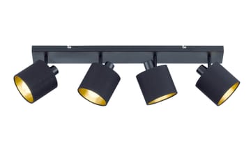 Tommy Spotlight 4L  E14 mattsvart/ guld - Matt svart/Guld - Belysning - Ljuskällor & glödlampor - Spotlights & downlights - Spotlight skena