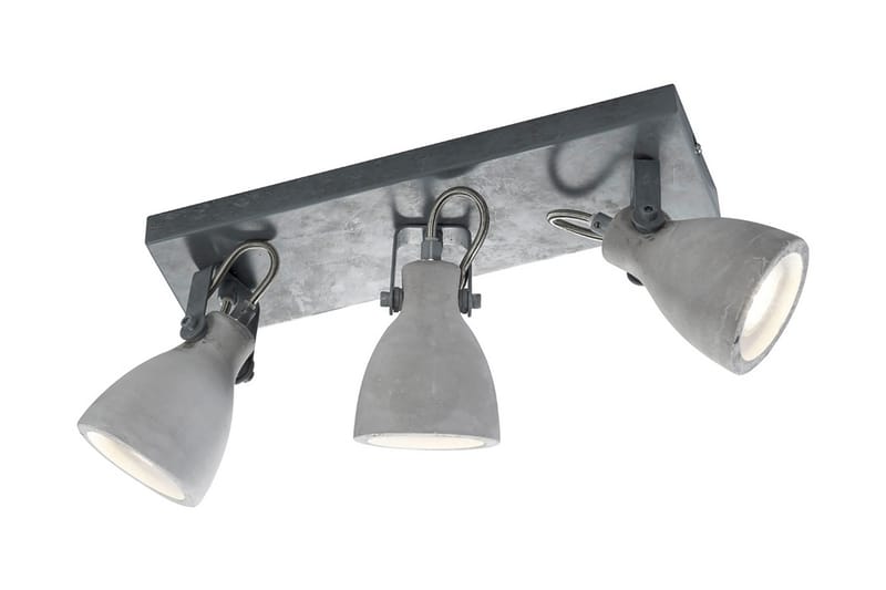 Trio Lighting Concrete Spotlight - Sovrumslampa - Spotlight skena