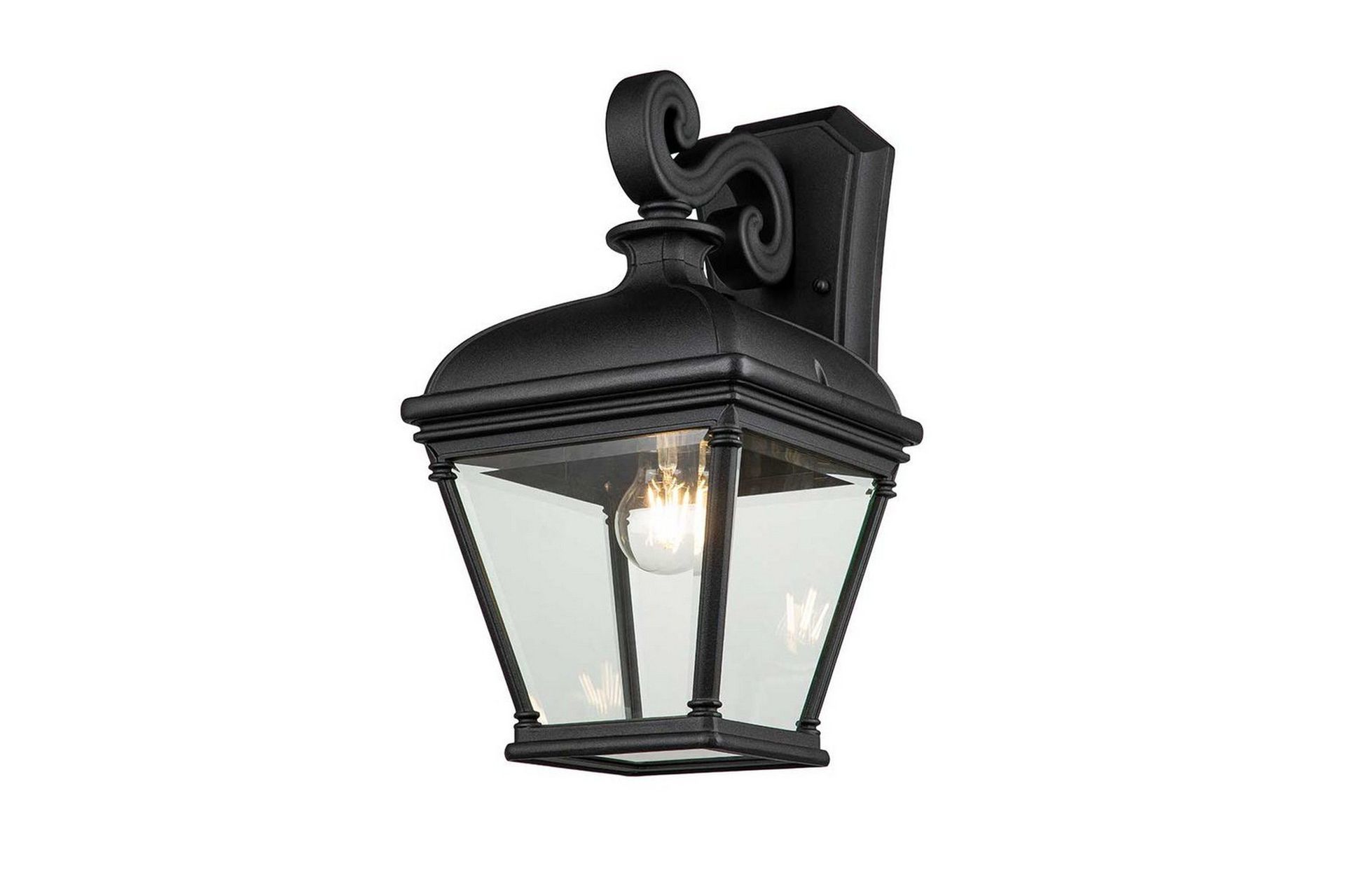 Bayview Elstead Lighting V&auml;gglampa utomhus - Black