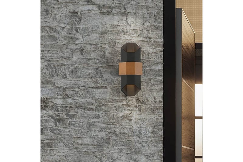 Chasm Quoizel Vägglampa utomhus - Black||Brown - Belysning - Utomhusbelysning - Fasadbelysning