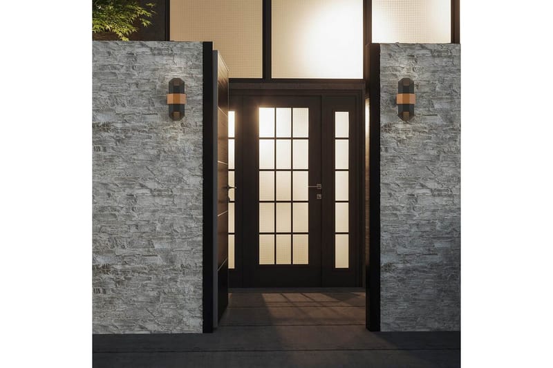 Chasm Quoizel Vägglampa utomhus - Black||Brown - Belysning - Utomhusbelysning - Fasadbelysning